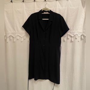Everlane button up, wrap dress size 16